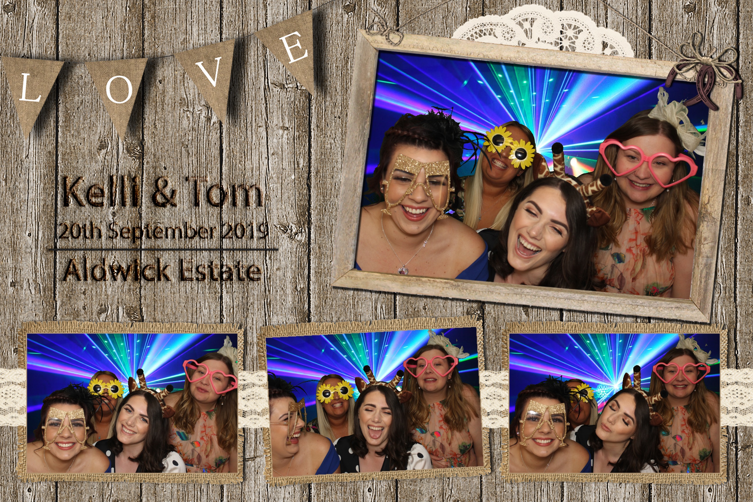 Kelli & Tom's Wedding | View more photos from the event at images.mobile-photo-booth.com/u/MobilePhotoBoothUK/Kelli-Toms-Wedding